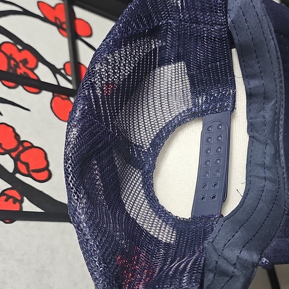 Planters x Miller High Life Navy Mesh Graphic Snapback Trucker Hat - Picture 5 of 5